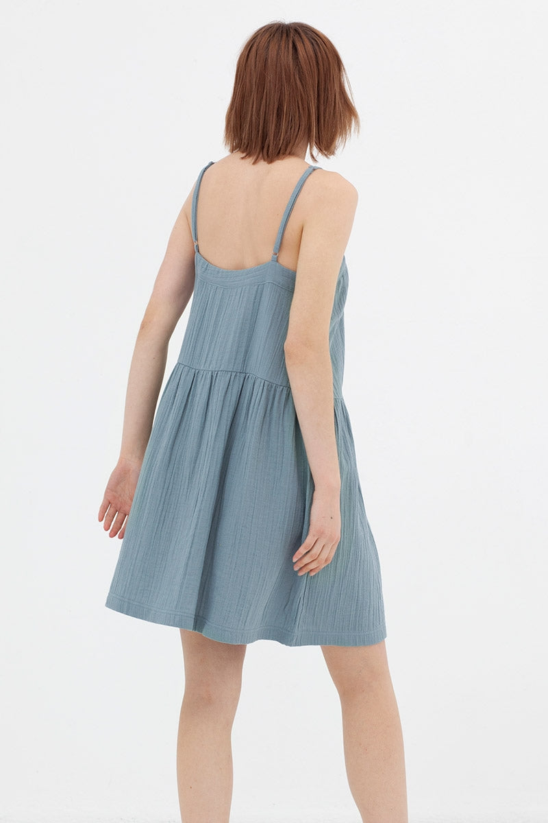 Vestido charlestón crudo Ámbar