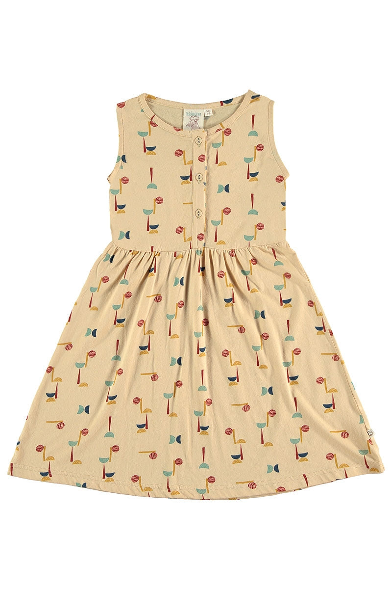 Vestido "classic" abstracto