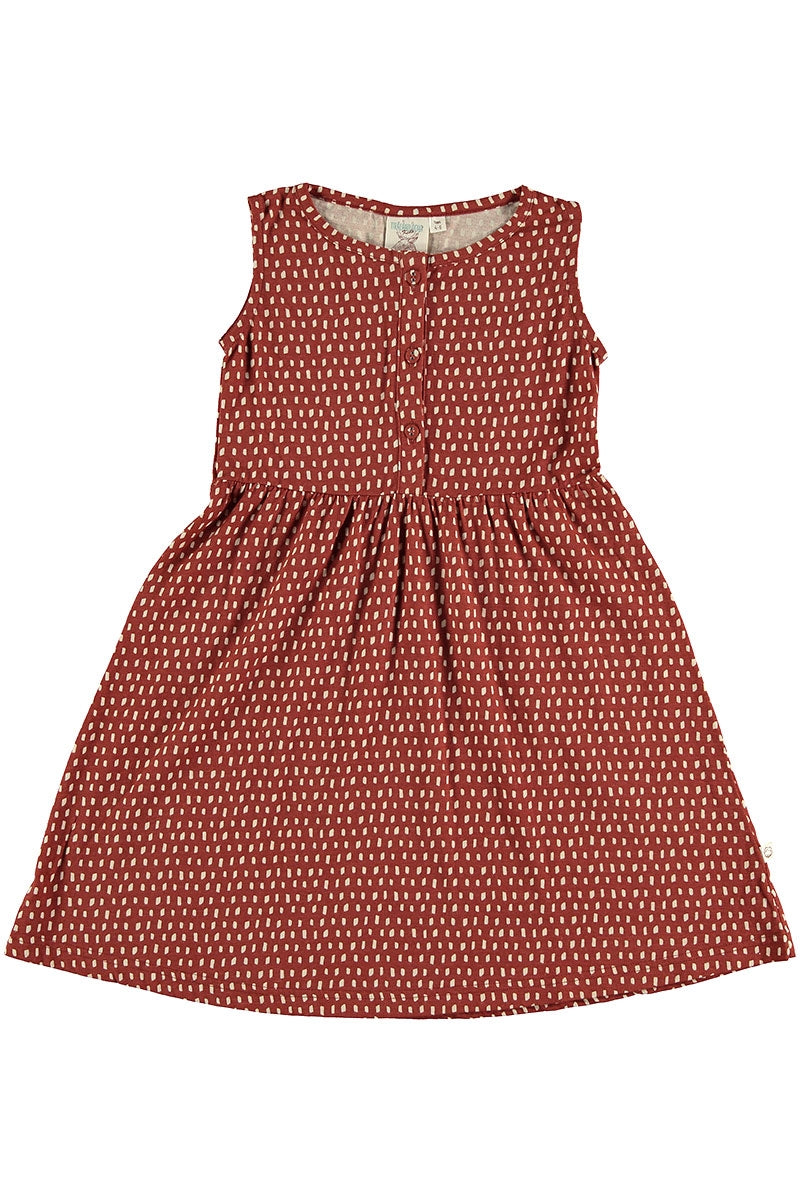 Vestido "classic" color teja