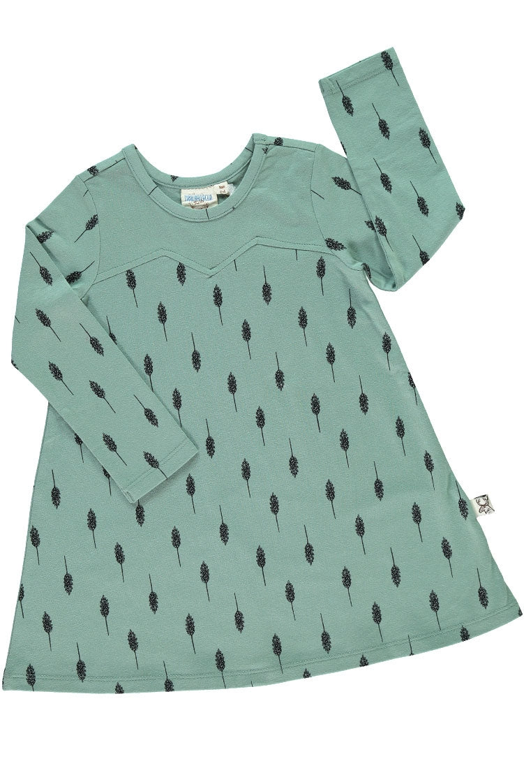 Vestido Evasé color verde