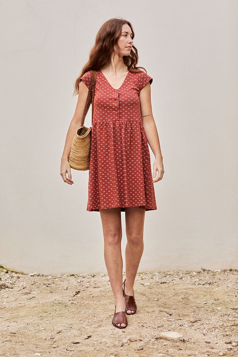 Vestido Flori Tetas Rojo