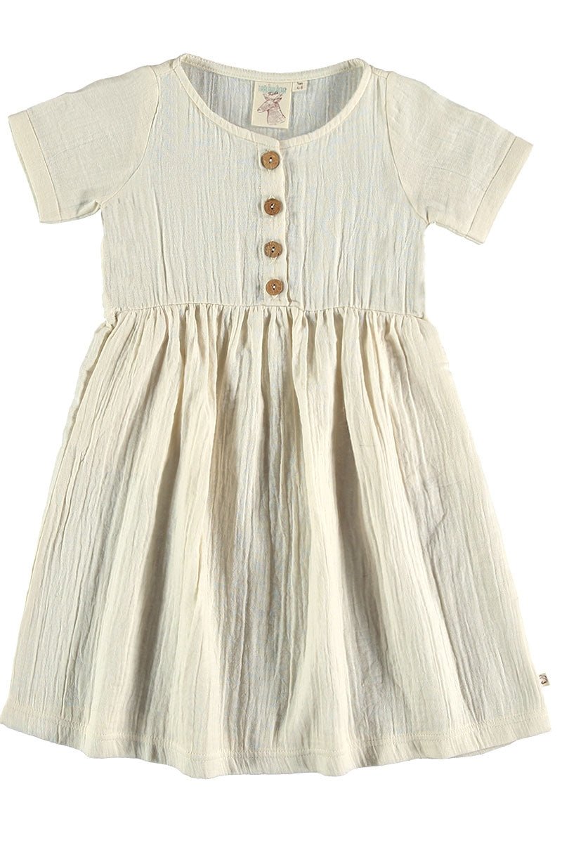 Vestido muselina crudo