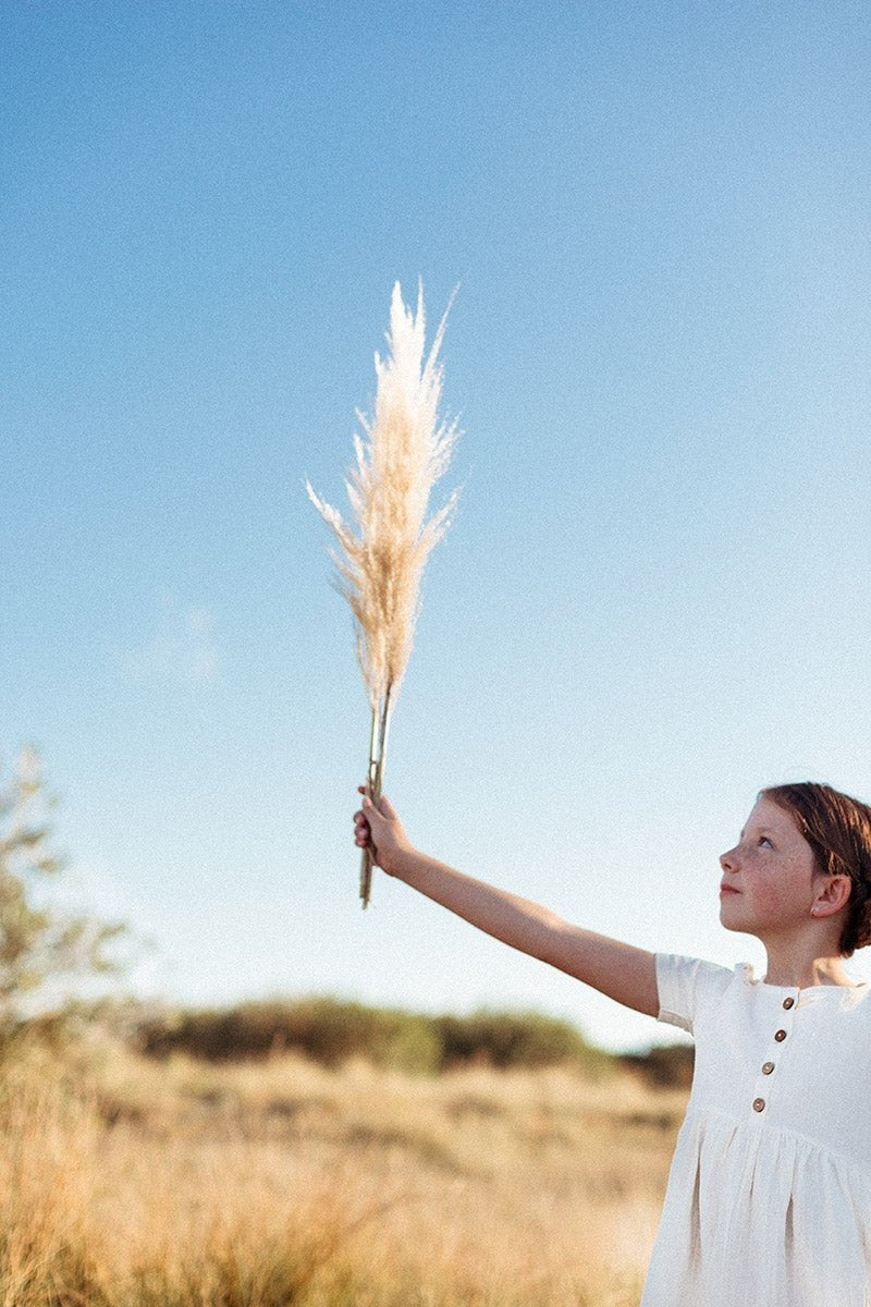 Vestido muselina crudo - Imagen 3