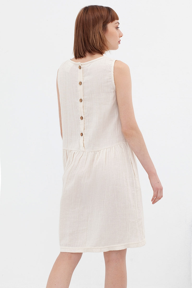 Vestido reversible mostaza Ágata - Imagen 2