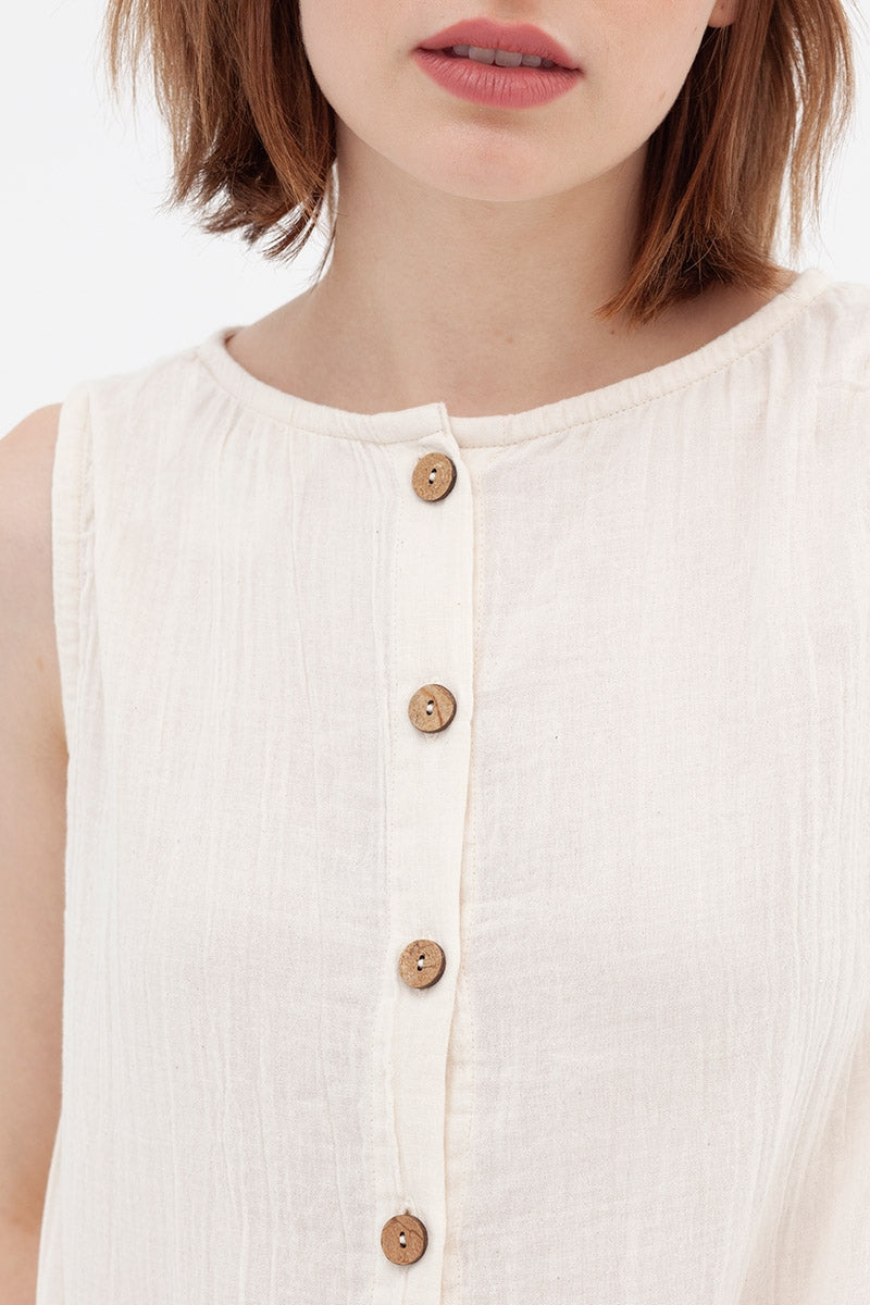 Vestido reversible mostaza Ágata - Imagen 3