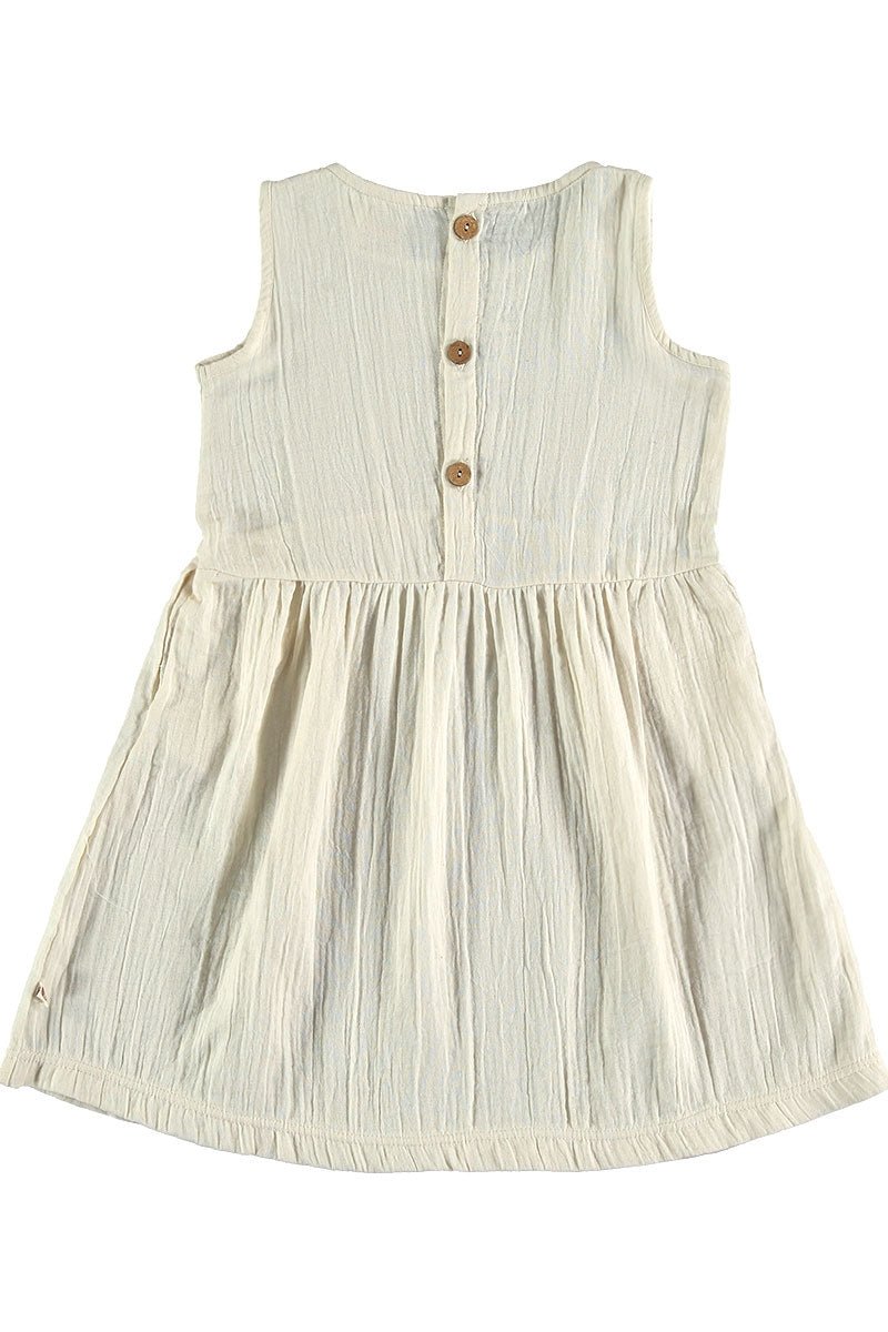 Vestido tirantes reversible crudo - Imagen 2